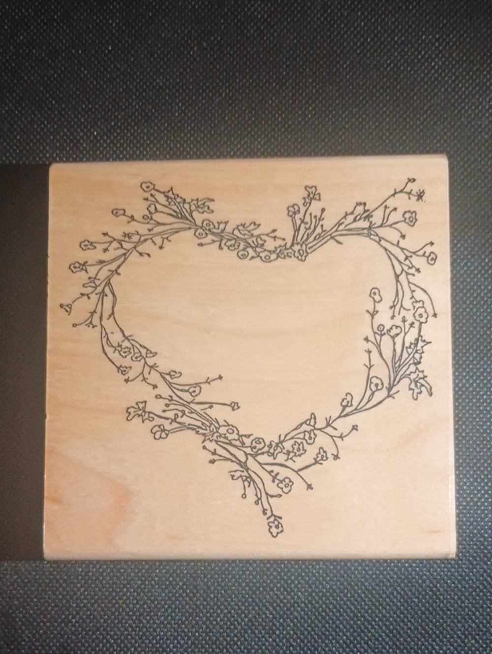 Wildflower Heart Stamp By Annette Allen Watkins